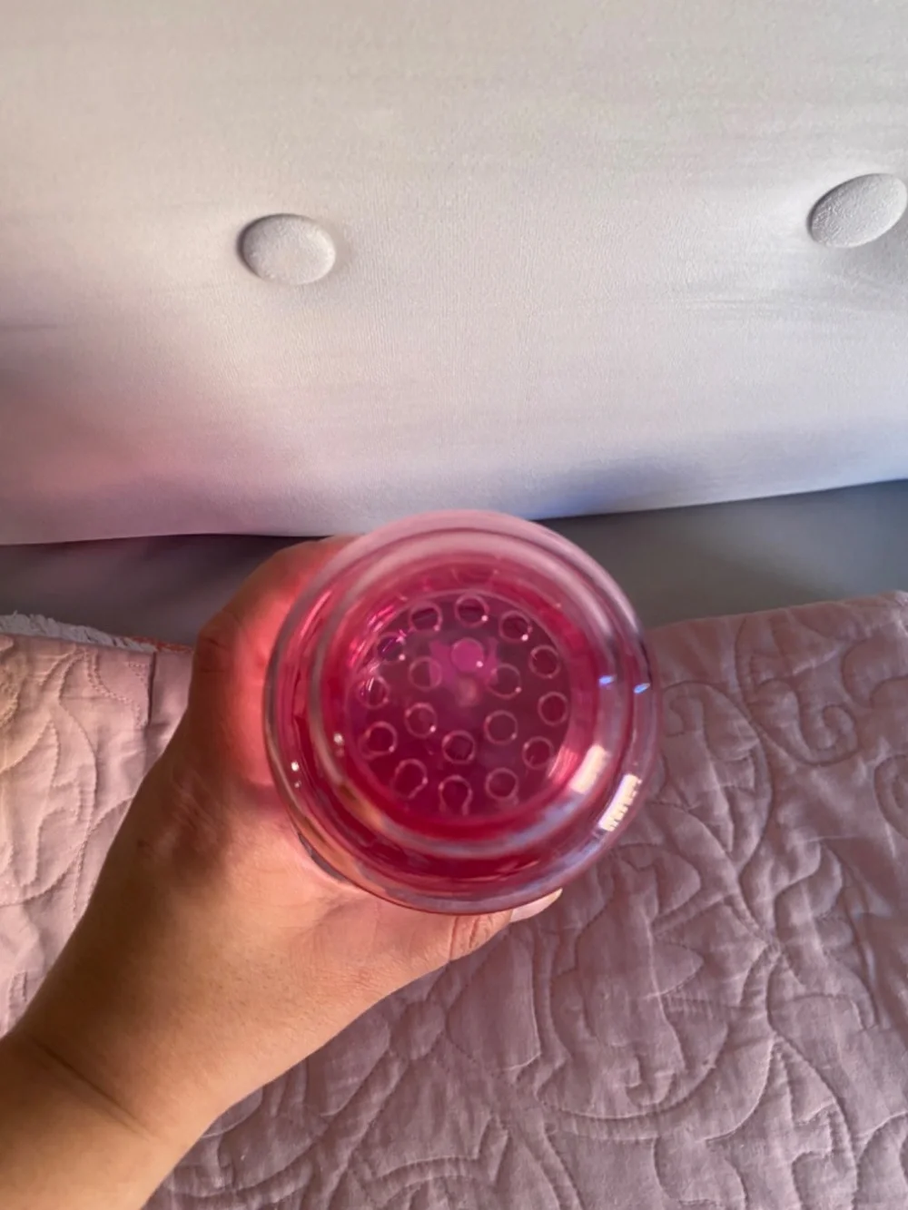 NWT Anthropologie Lucia Acrylic Cocktail Shaker Pink